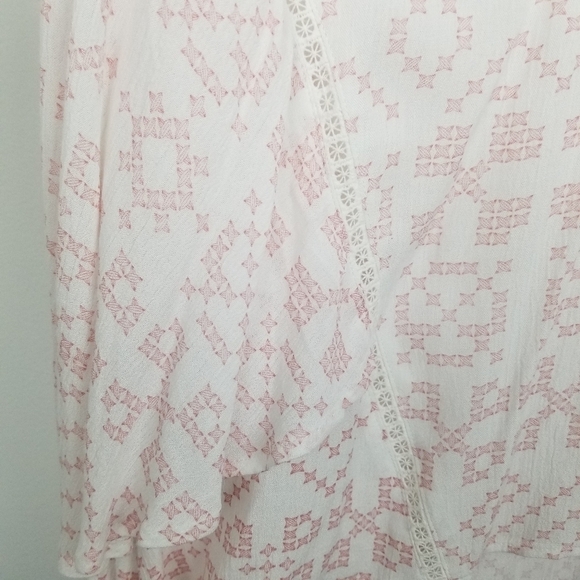 MISS ME Pink & White Button Down Shirt, Small - Picture 7 of 10